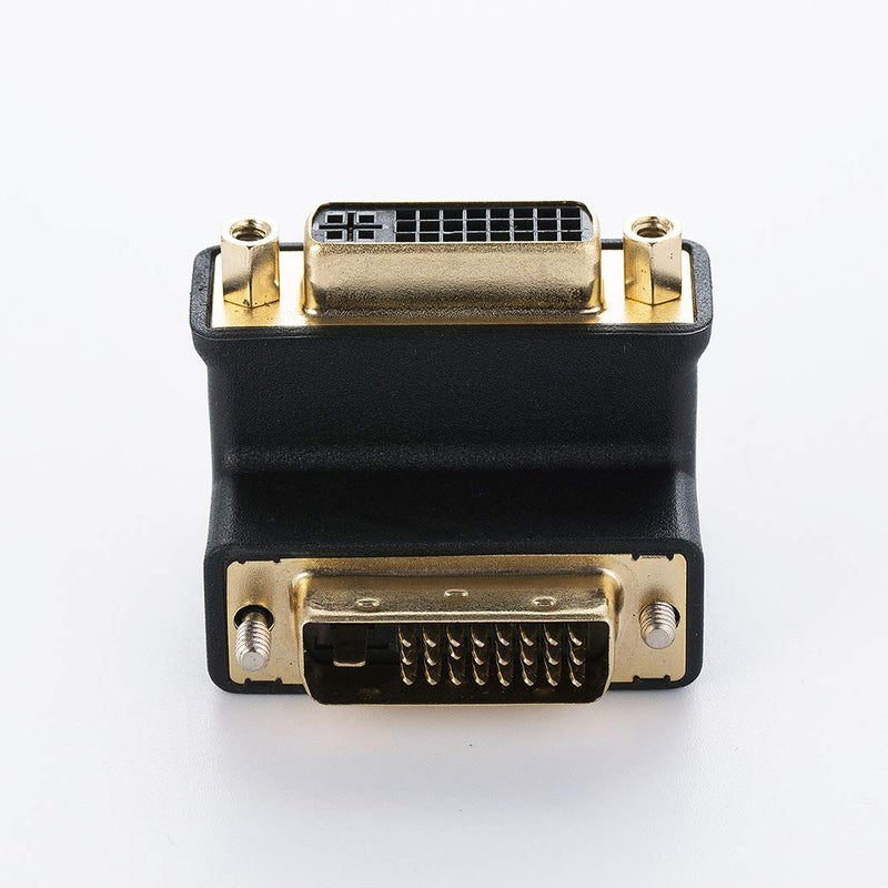 Arnorin DVI-I Female to DVI-D Male Right Angle Adapter 5 Pack - Image 2